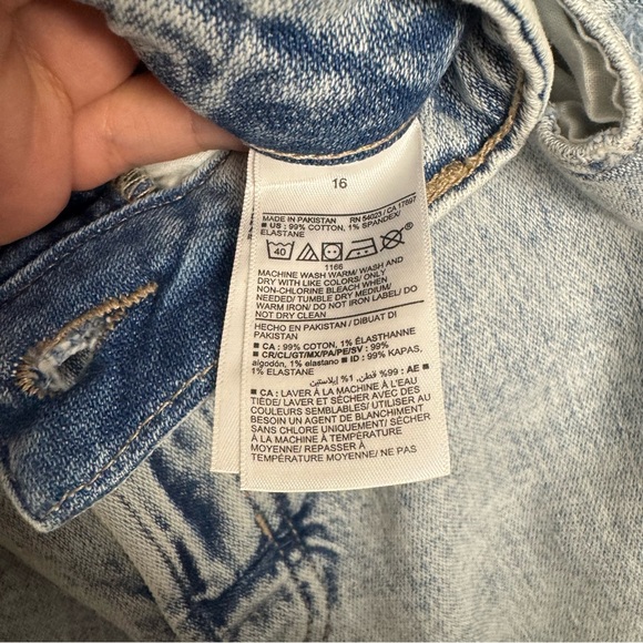 Old Navy High-Rise Curvy O.G. Straight Secret-Smooth Pockets Size 16 - Picture 10 of 10